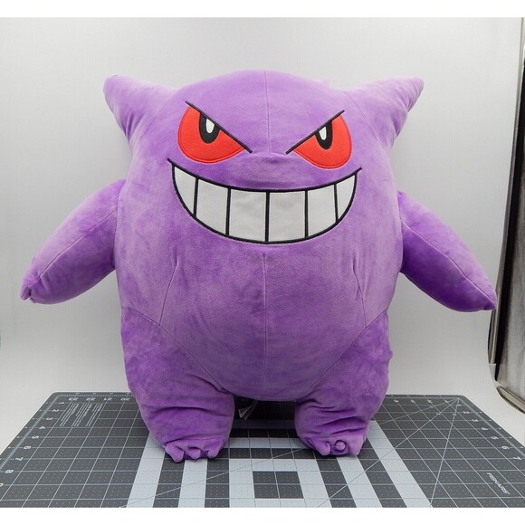 Pokémon Gengar 18 In Plush Stuffed Toy Game Freak 2023 Purple Nintendo Creature - Picture 2 of 9